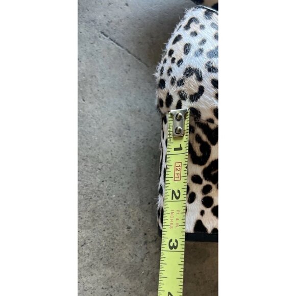 Marc Fisher Cheetah Print Heels Size 9M Block Heel Haircalf Pumps Classic Luxury - Picture 11 of 12